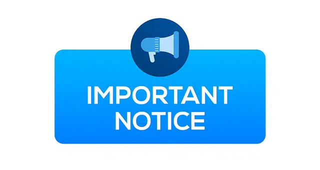 Important Notice Important Notice